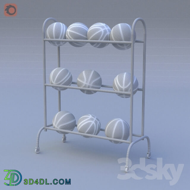 Sports - Stand for balls _2 goals