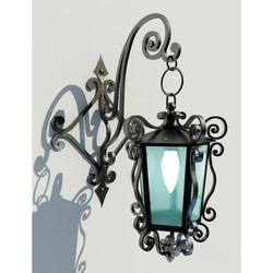 Street lighting - Forged Lantern wall _exclusive_ 