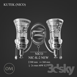 Wall light - KUTEK _NICO_ NIC-K-2-NEW 