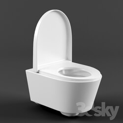 Toilet and Bidet - Wall mounted toilet urb.y 52 