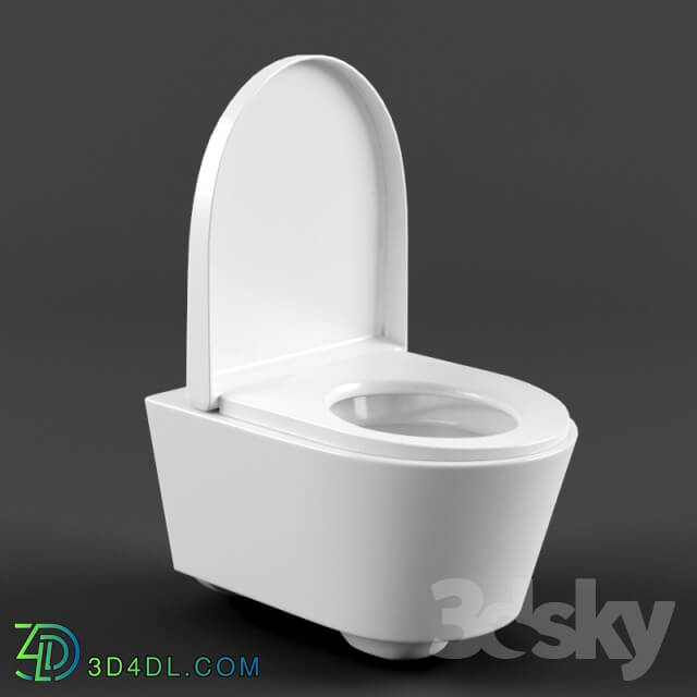 Toilet and Bidet - Wall mounted toilet urb.y 52