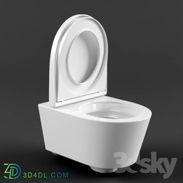 Toilet and Bidet - Wall mounted toilet urb.y 52