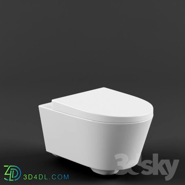 Toilet and Bidet - Wall mounted toilet urb.y 52