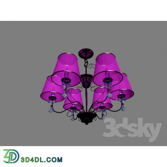 Ceiling light - Chandelier with plafon_ikami