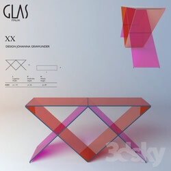 Table - GlassItalia XX Glass Table 