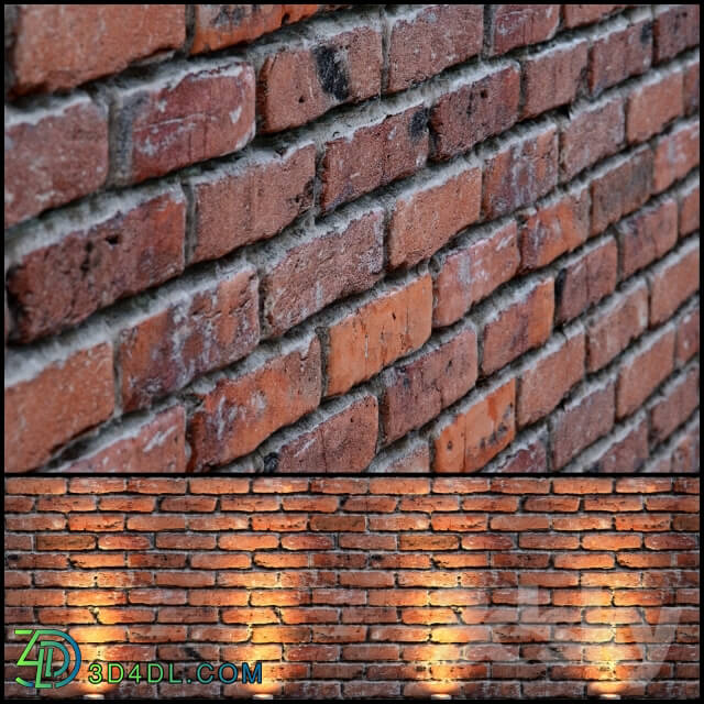 Other decorative objects - red brick wall