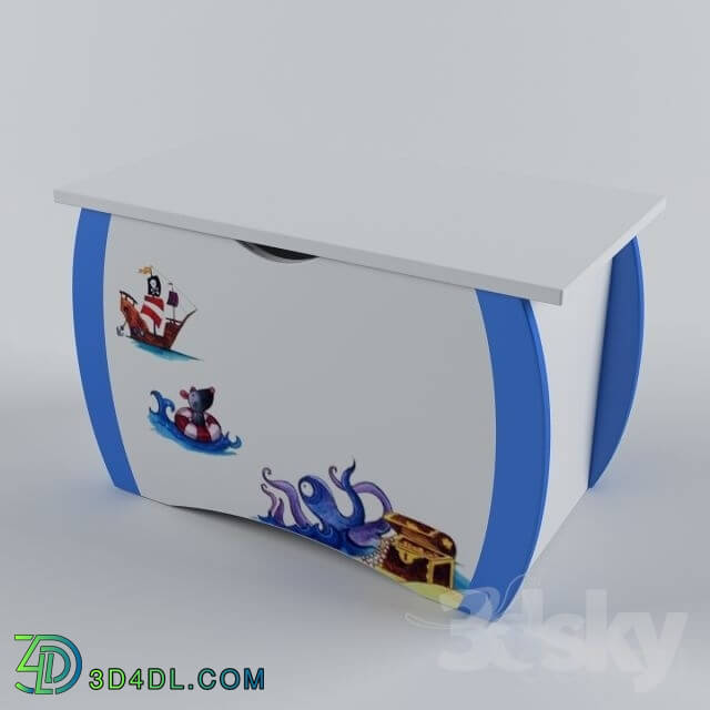 Miscellaneous - EduKids Wesoly Korsarz toy-box