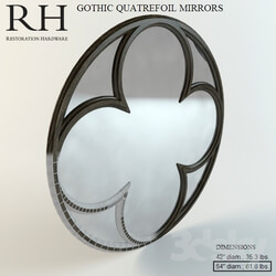 Mirror - Restoration Hardware GOTHIC QUATREFOIL MIRROR 