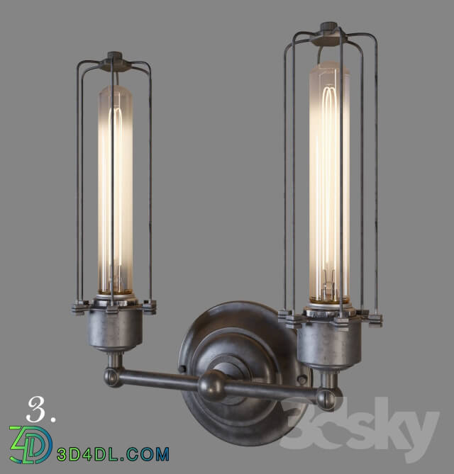 Wall light - Series Loft Industrial Edison Cage