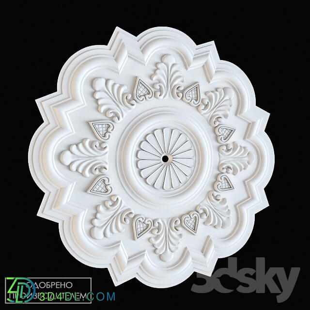 Decorative plaster - Socket