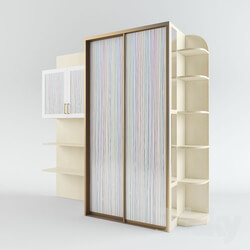 Wardrobe _ Display cabinets - Wall unit in the nursery 