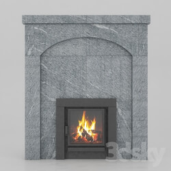 Fireplace - OM portal of bath furnace of talc magnesites TM03 