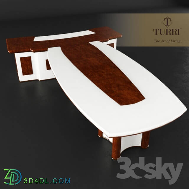 Office furniture - Turri Caractere collection_ office table