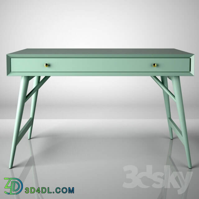 Table - Mid-Century Mini Desk - Oregano