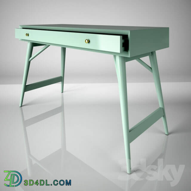 Table - Mid-Century Mini Desk - Oregano