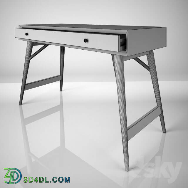 Table - Mid-Century Mini Desk - Oregano