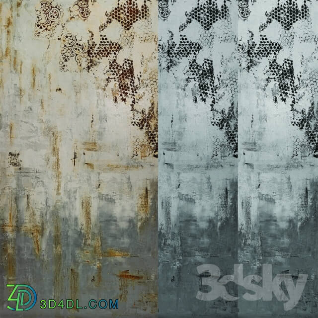 Wall covering - Zeus Silver _amp_ IRONic - Design Pieces by Novacolor