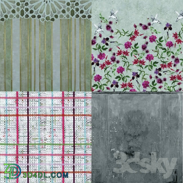 Wall covering - Wall_deco - Contemporary Wallpaper Pack 18