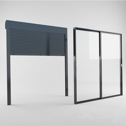 Doors - Modern Sliding window _amp_ Shutters 