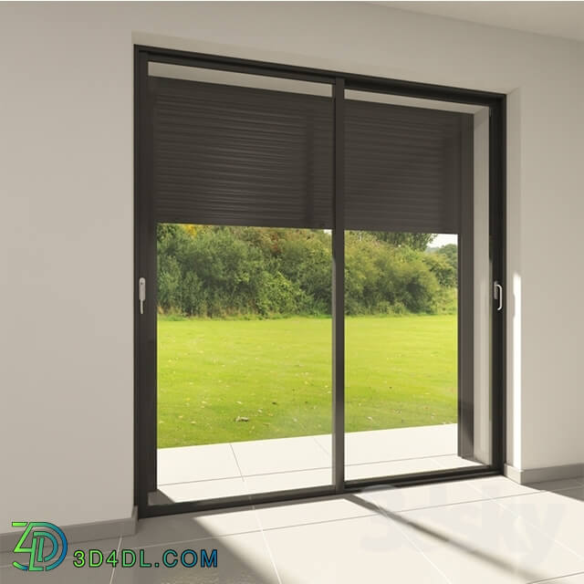 Doors - Modern Sliding window _amp_ Shutters