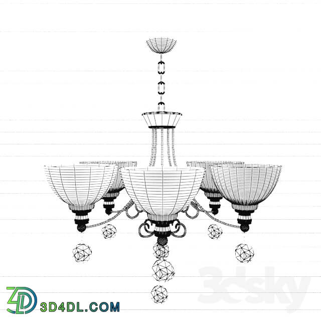 Ceiling light - Chandelier WUNDERLICHT 56473