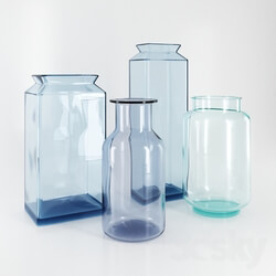 Vase - Set of glass vases 