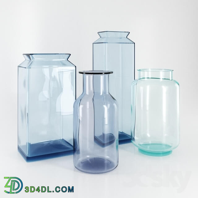 Vase - Set of glass vases