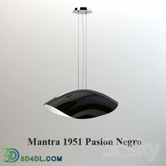 Ceiling light - Pendant lamp Mantra 1951 Pasion Negro