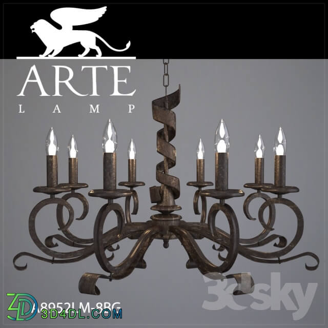 Ceiling light - Chandelier ArteLamp A8952LM-8BG