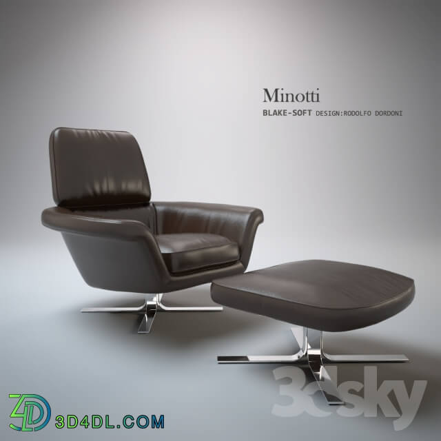 Arm chair - Minotti _ BLAKE-SOFT