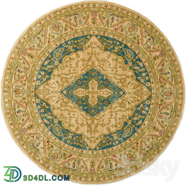 Rug - Classical European carpet round