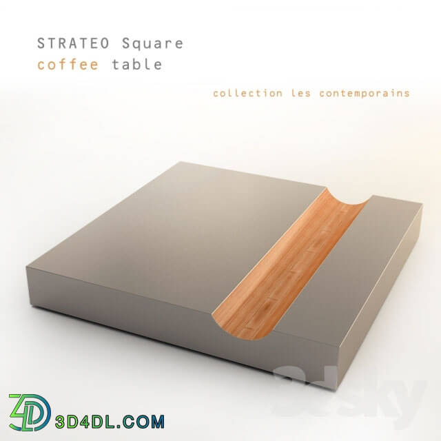 Table - STRATEO Square coffee table