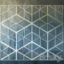 3D panel - 3d pentagon wall panel 