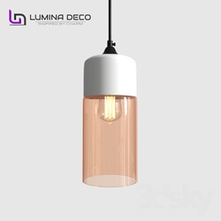 Ceiling light - _OM_ Suspended Lumina Deco Zenia white LDP 6806 _WT_ 