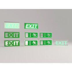 Technical lighting - EXIT Plate 