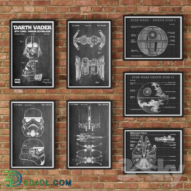 Frame - Vintage Posters - Star Wars