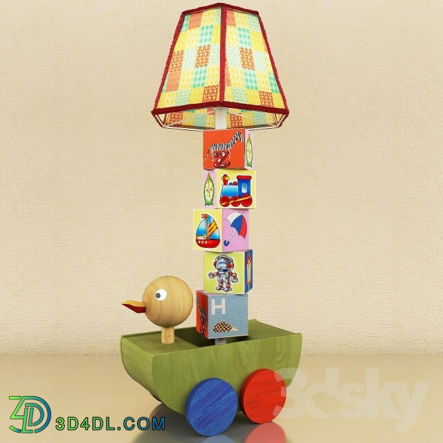 Table lamp - Light by _ducking_ with cubes