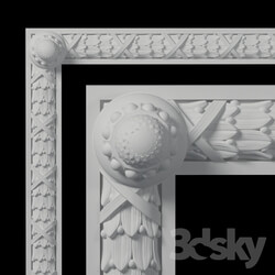 Decorative plaster - molding 