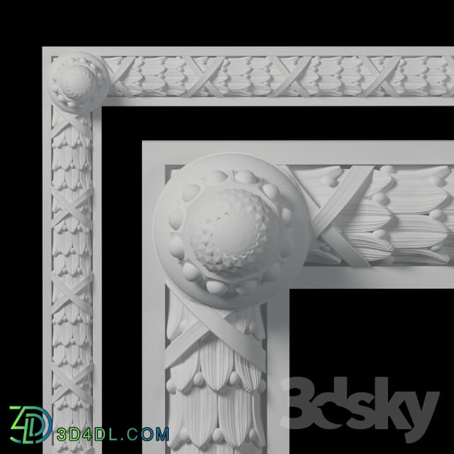 Decorative plaster - molding