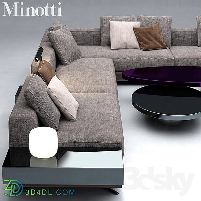 Sofa - Sofa minotti sofas white