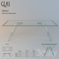 Table - GlassItalia - Alister Glass table 