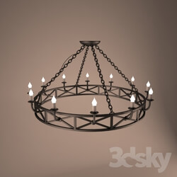 Ceiling light - Chandelier forged 
