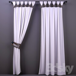 Curtain - Curtains on garters 