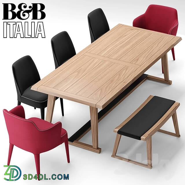 Table _ Chair - Table and chairs maxalto FEBO_ RECIPIO_ SELLA
