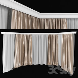 Curtain - silk curtains 