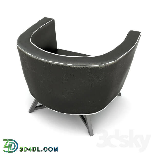 Arm chair - Gervasoni - Gray 08