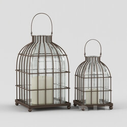 Other decorative objects - Candlestick Bird in Cage II 