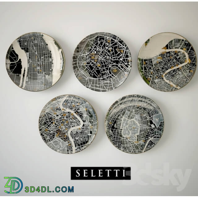 Other decorative objects - Plates Seletti