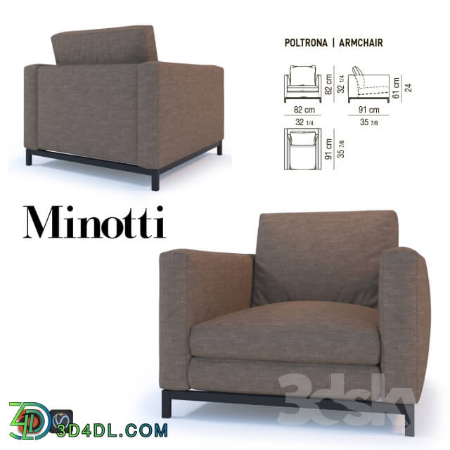 Arm chair - Armchair minotti