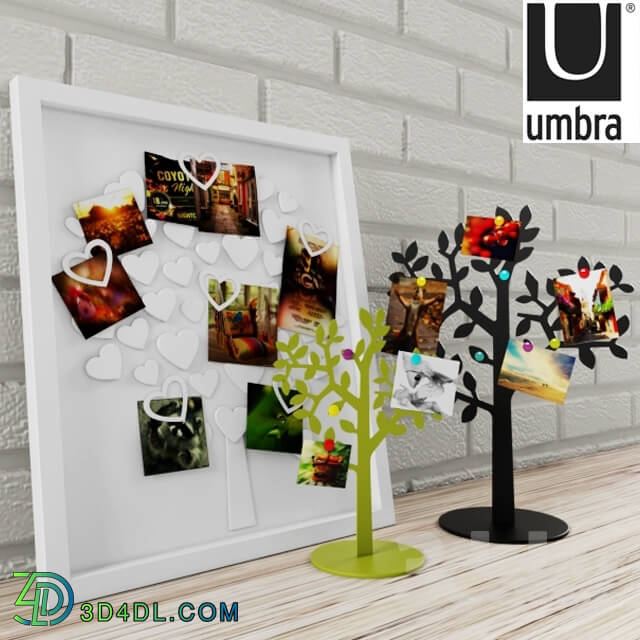 Other decorative objects - Mini holder for photos and photo frame LAUREL _quot_love tree_quot_